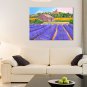 IARTS Hand Painted Oil Painting Vintage Provence Cottage Abstract Art Acrylic Canvas Wall Art For