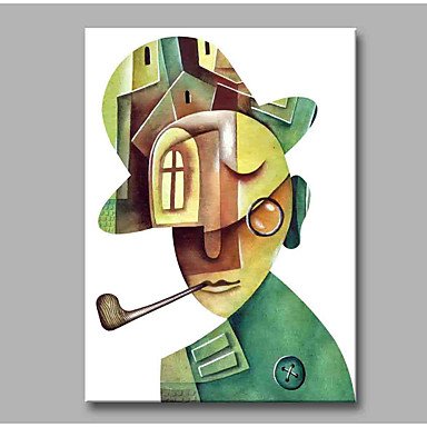 Geometry and Holmes Hand Painted Contemporary Oil Paintings Modern Artwork Wall Art for Room Decor