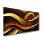 Stretched (Ready to hang) Hand-Painted Oil Painting 40"x20" Canvas Wall Art Modern Abstract Brown