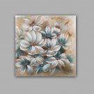 Hand-Painted Abstract / Floral/Botanical 100% Hang-Painted Oil Painting,Modern / Classic One Panel