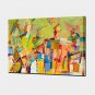 Ready to Hang Handpainted Abstract Oil Painting On Canvas Wall Art For Decor