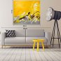 Hand-Painted Abstract Horizontal Panoramic,Artistic Abstract Outdoor One Panel Canvas Oil Painting