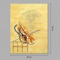 IARTS Hand Painted Oil Painting Vintage Violin Object Abstrct Art Acrylic Canvas Wall Art For Home
