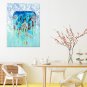 IARTS Hand Painted Hand Painted Oil Painting Modern Blue Abstrct Art Acrylic Canvas Wall Art For H