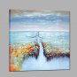 Ready to Hang Handpainted Abstract  Oil Painting On Canvas Wall Art For Decor