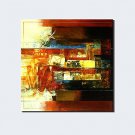 Ready to Hang Handpainted Abstract  Oil Painting On Canvas Wall Art For Decor