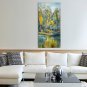 IARTS Hand Painted Oil Painting Modern Forest Lake Abstract Art Acrylic Canvas Wall Art For Home D