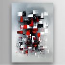 Hand Painted Oil Painting Abstract Color Pieces   with Stretched Framed Ready to Hang