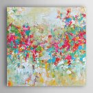 Hand-Painted  Abstract  Canvas Oil Painting With Stretcher For Home Decoration Ready to Hang