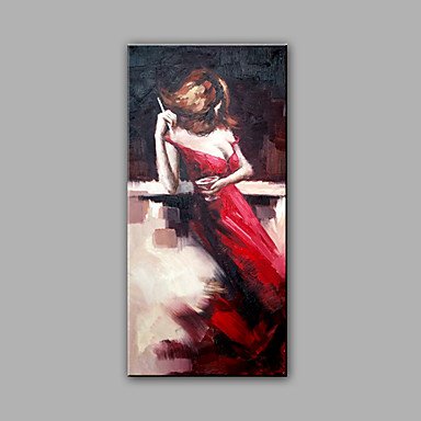 Hand-Painted Abstract Animal Square Modern One Panel Canvas Oil Painting For Home Decoration