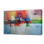 Hand-Painted Oil Painting on Canvas Wall Art Abstract Contempory One Panel Ready to Hang