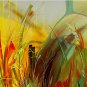Hand-Painted Abstract One Panel Canvas Oil Painting For Home Decoration