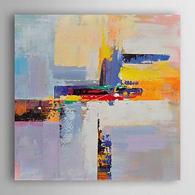 Hand-Painted  Abstract  Canvas Oil Painting With Stretcher For Home Decoration Ready to Hang