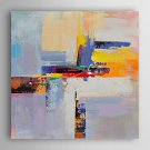Hand-Painted  Abstract  Canvas Oil Painting With Stretcher For Home Decoration Ready to Hang