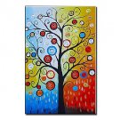 Hand-Painted Abstract One Panel Canvas Oil Painting For Home Decoration