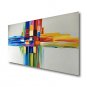 Stretched (Ready to hang) Hand-Painted Oil Painting 100cmx50cm Canvas Wall Art Modern Abstract Yel