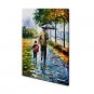 Hand-Painted Abstract The Father Loves Modern Classic One Panel Canvas Oil Painting For Home Decor
