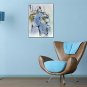 Oil Paintings Abstract Style Canvas Material With Wooden Stretcher Ready To Hang Size60*90CM and 5