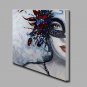 Hand-Painted Abstract Abstract Portrait Square,Modern One Panel Canvas Oil Painting For Home Decor