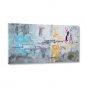 IARTS Abstract / Fantasy 100% Hang-Painted Oil PaintingModern / Mediterranean One Panel Canvas Oil