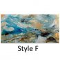 Hand-Painted Abstract / Fantasy 100% Hang-Painted Oil Painting,Modern / Mediterranean One Panel Ca