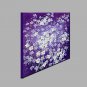 Hand-Painted Abstract Floral/Botanical Square,Modern One Panel Canvas Oil Painting For Home Decora