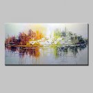 Large Size Hand-Painted Modern Abstract Oil Paintings On Canvas For Home Decoration With Stretched