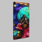 Large Size Hand Painted Mermaid Oil Paintings On Canvas Modern Abstract Wall Art With Stretched Fr