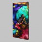 Large Size Hand Painted Mermaid Oil Paintings On Canvas Modern Abstract Wall Art With Stretched Fr