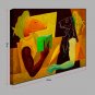 Hand-Painted Abstract Cartoon HorizontalModern One Panel Canvas Oil Painting For Home Decoration