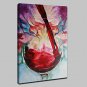 Handmade Modern Red Wine GlassOil Painting On Canvas Wall Art Picture For Living Room Whit Frame R