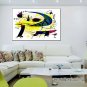Abstract Style Canvas Material Oil Paintings with Stretched Frame Ready To Hang Size 60*90 CM