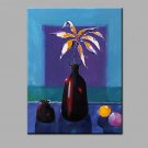 Hand-Painted Abstract Still Life VerticalModern One Panel Canvas Oil Painting For Home Decoration