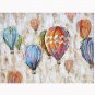 Hand-Painted Abstract Landscape HorizontalModern European Style One Panel Oil Painting For Home De