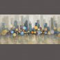 Hand-Painted Abstract Landscape HorizontalModern European Style One Panel Oil Painting For Home De