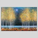 Abstract Style Canvas Material Oil Paintings with Stretched Frame Ready To Hang Size 60*90 CM