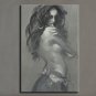 Hand Painted Oil Painting Nude Women Gray Modern Abstract Sexy Nude Women Handmade Painting on Can