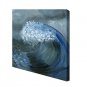 Hand-Painted The Waves Modern One Panel Canvas Oil Painting For Home Decoration