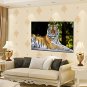 Oil Painting Tiger Style Canvas Material with Stretched Frame Ready To Hang SIZE60*90CM.