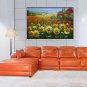 Oil Paintings Abstract Style Canvas Material With Wooden Stretcher Ready To Hang Size60*90CM .