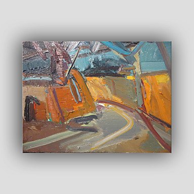 Hand-Painted Abstract / Famous / Still Life / Fantasy / Leisure Style / Modern / Realism Oil Paint