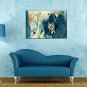 Oil Paintings Abstract Style Canvas Material With Wooden Stretcher Ready To Hang Size60*90CM and 5
