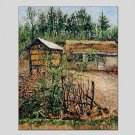 Oil Paintings  Abstract Style Canvas Material With Wooden Stretcher Ready To Hang Size60*90CM and