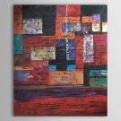 Hand-Painted Abstract One Panel Canvas Oil Painting For Home Decoration