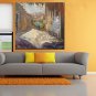 Oil Paintings Abstract Style Canvas Material With Wooden Stretcher Ready To Hang Size70*70CM .
