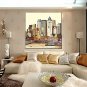 Oil Paintings Abstract Style Canvas Material With Wooden Stretcher Ready To Hang Size70*70CM .