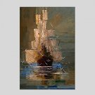 Oil Paintings  Abstract Style Canvas Material With Wooden Stretcher Ready To Hang Size60*90CM and