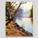 Oil Paintings  Abstract Style Canvas Material With Wooden Stretcher Ready To Hang Size60*90CM and