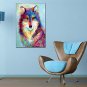 Oil Painting Fox Style Canvas Material with Stretched Frame Ready To Hang SIZE60*90CM.