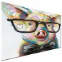 Hand-Painted Abstract / Animal 100% Hang-Painted Oil Painting,Modern / Classic One Panel Canvas Oi